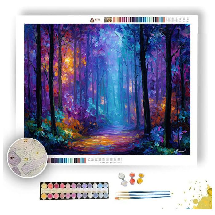 ENCHANTED FOREST PATH - Paint by Numbers Full Kit