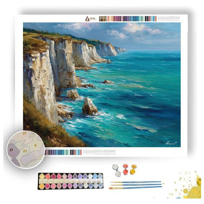 BRAA COAST CLIFFS - Paint by Numbers Full Kit