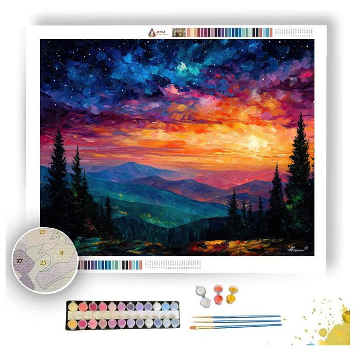 FADING STAR RIDGE - Paint by Numbers Full Kit