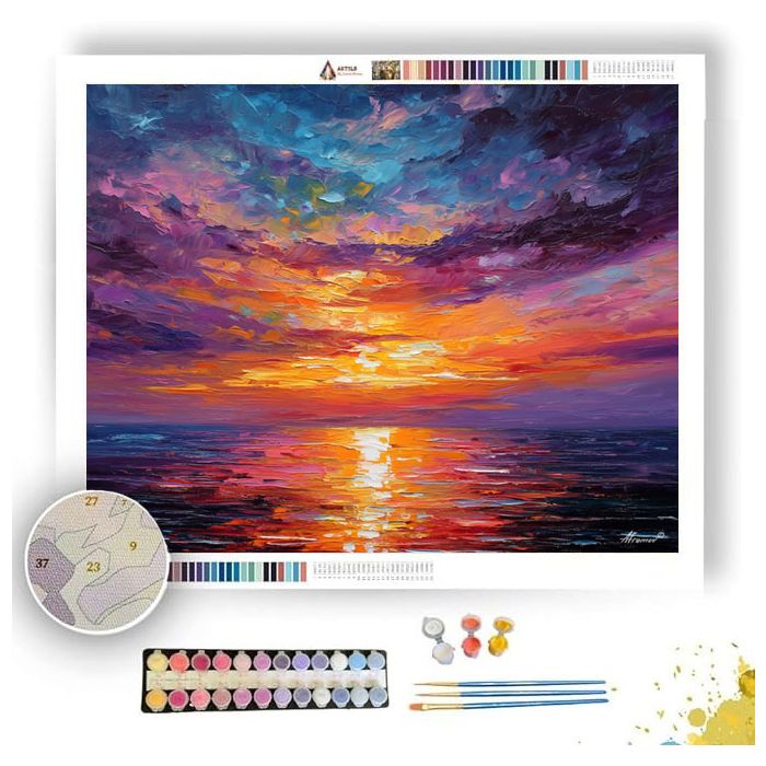 INFINITE GLOW HORIZON - Paint by Numbers Full Kit