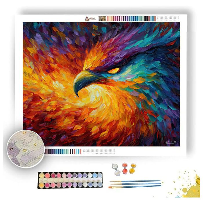 FEATHERFIRE PHOENIX - Paint by Numbers Full Kit