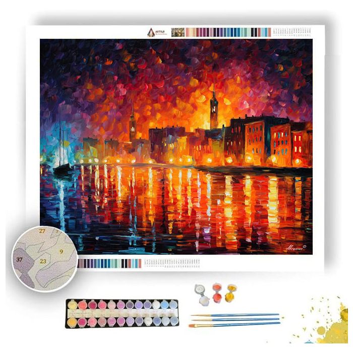 EMBER SKY CITY - Paint by Numbers Full Kit