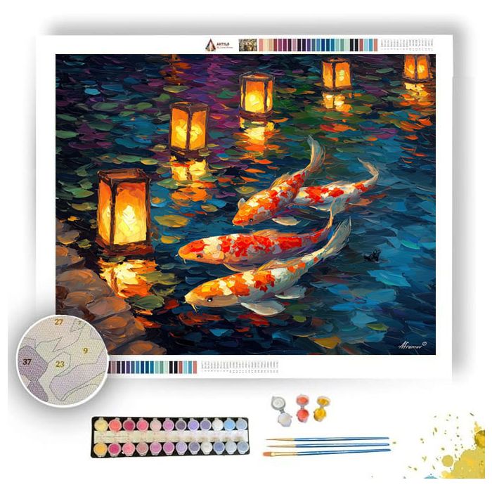 LANTERN KARP POND - Paint by Numbers Full Kit