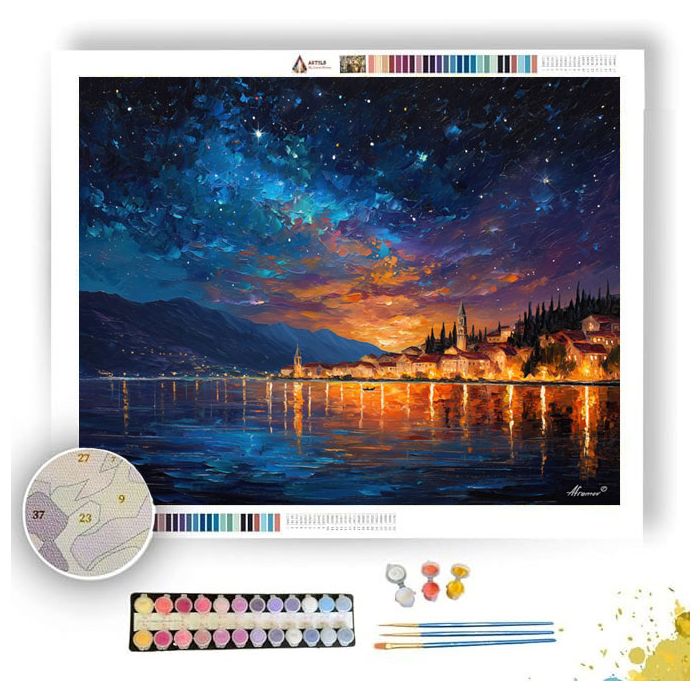 CROATIAN NIGHT SKY - Paint by Numbers Full Kit