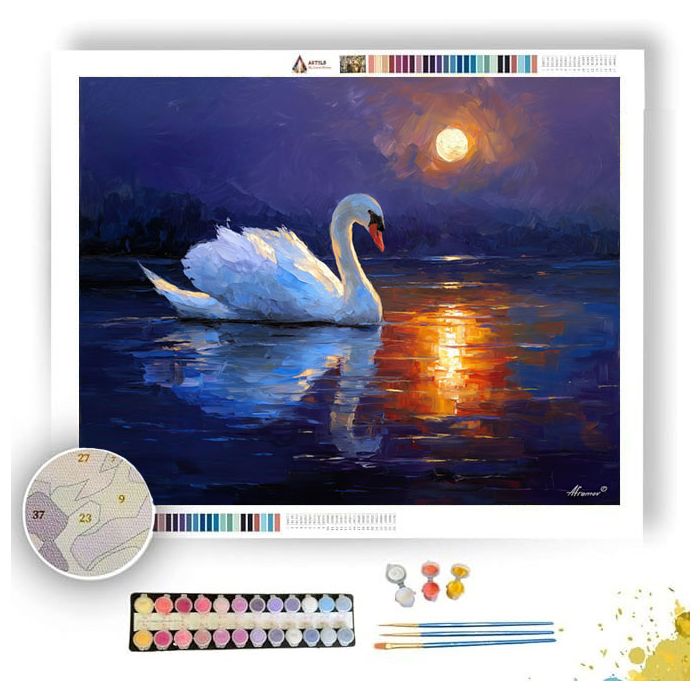 MOONLACE SWAN - Paint by Numbers Full Kit