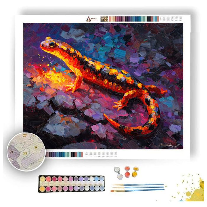 FIRETAIL SALAMANDER - Paint by Numbers Full Kit