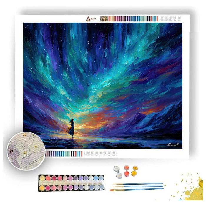 AURORA VEIL FAE - Paint by Numbers Full Kit