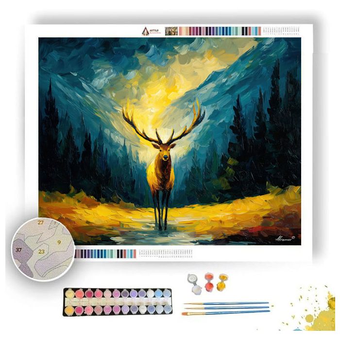 HOLLOW ANTLER REX - Paint by Numbers Full Kit