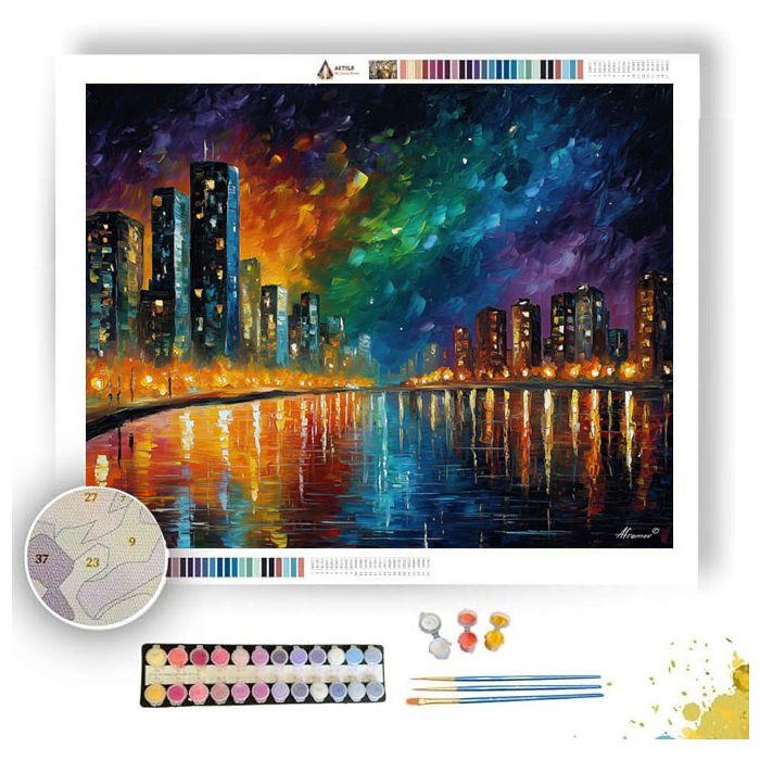 AURORA TOWER HAVEN - Paint by Numbers Full Kit