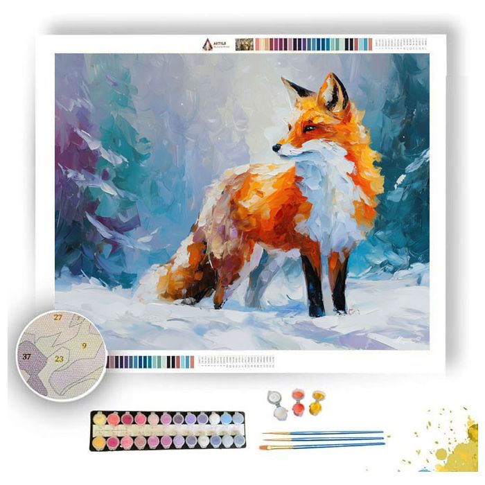 FROSTTAIL FOX - Paint by Numbers Full Kit