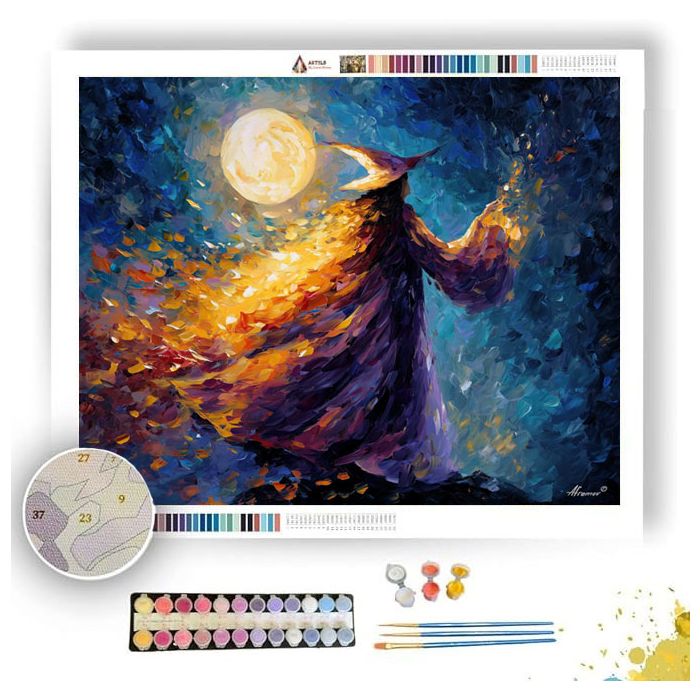 MOONVEIL SORCERESS - Paint by Numbers Full Kit