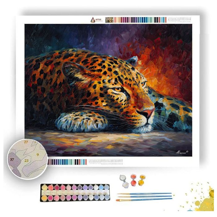DUSKMANE LEOPARD - Paint by Numbers Full Kit