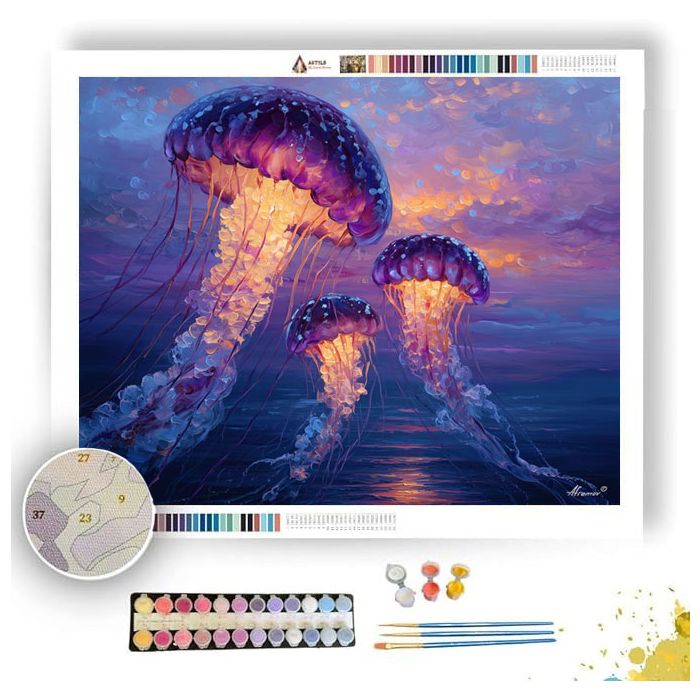 SKYLUME JELLYFISH - Paint by Numbers Full Kit