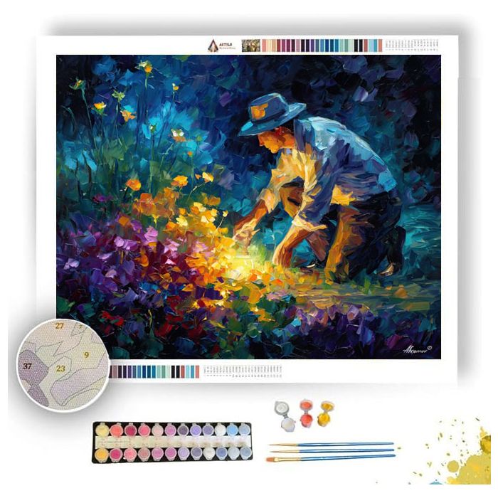GARDEN LIGHT CARETAKER - Paint by Numbers Full Kit