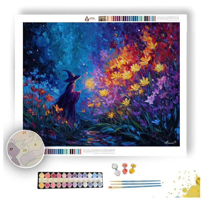 NIGHTBLOOM MAGE - Paint by Numbers Full Kit