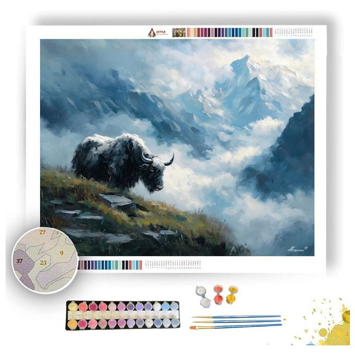 CLOUDGRAZE YAK - Paint by Numbers Full Kit