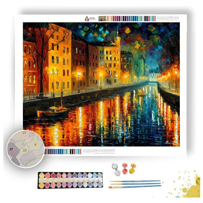 CRYSTAL CANAL METRO - Paint by Numbers Full Kit