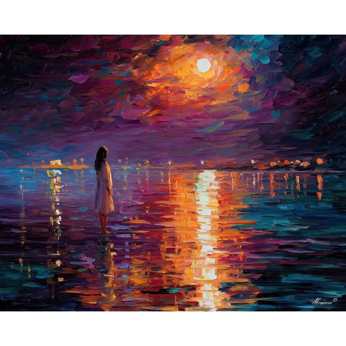 oracle fantasy,crystal water,oil painting,afremov style