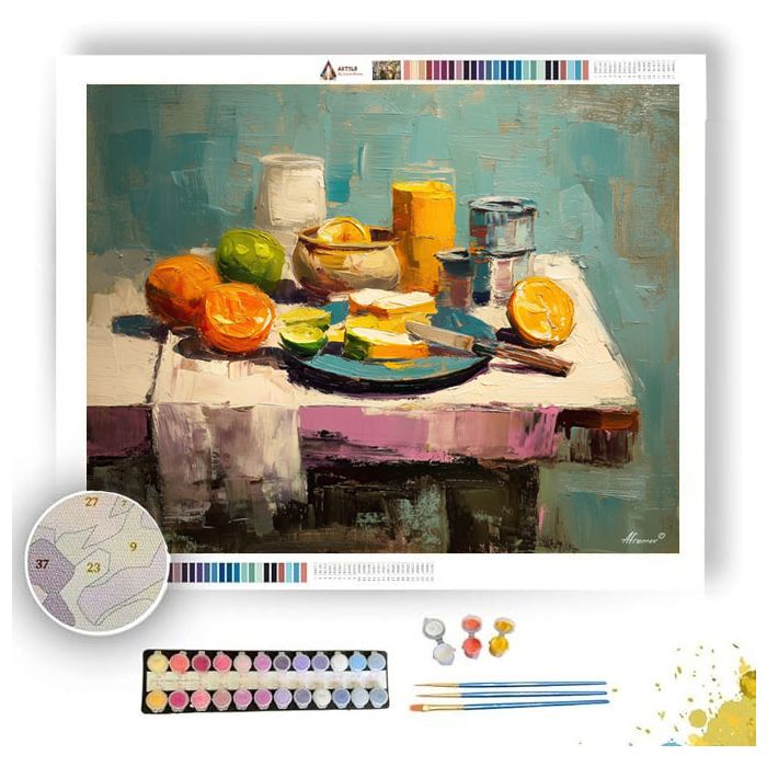 FRESH FAMILIAR TABLE - Paint by Numbers Full Kit