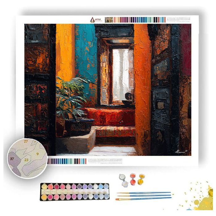 HIDDEN WINDOW - Paint by Numbers Full Kit