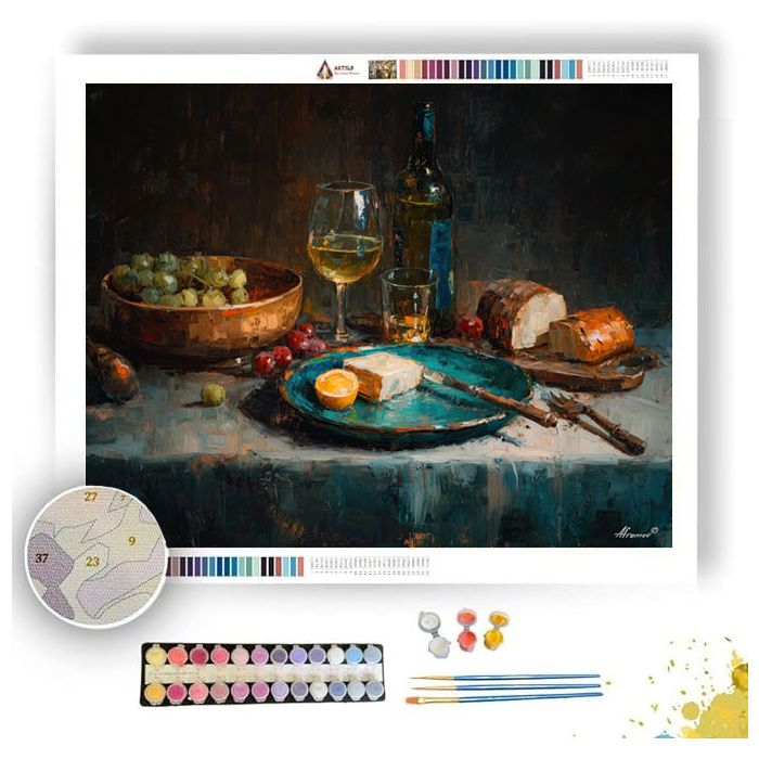 EVENING PLATE - Paint by Numbers Full Kit