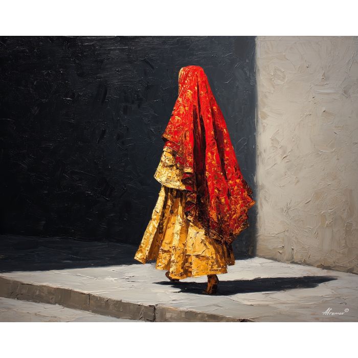 veiled, muted, shadow, palette knife, oil painting, impasto, thick pigment, layered surface, scraped paint, textured strokes, expressive surface, material depth, hand painted, visual balance, atmospheric, color interaction, paint ridges, manual technique