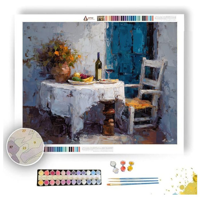 GATHERED PAUSE - Paint by Numbers Full Kit