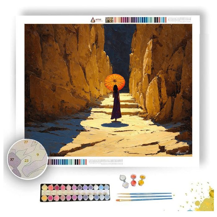 GOLDEN SHADOW - Paint by Numbers Full Kit