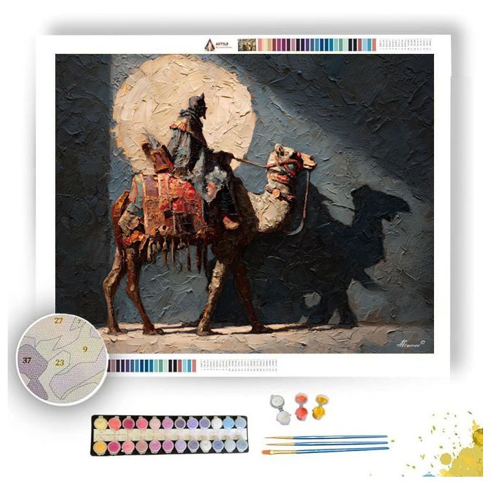 MUTED SHADOW - Paint by Numbers Full Kit