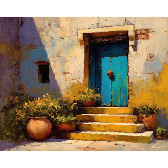 private, threshold, palette knife, oil painting, impasto, thick pigment, layered surface, scraped paint, textured strokes, expressive surface, material depth, hand painted, visual balance, atmospheric, color interaction, paint ridges, manual technique