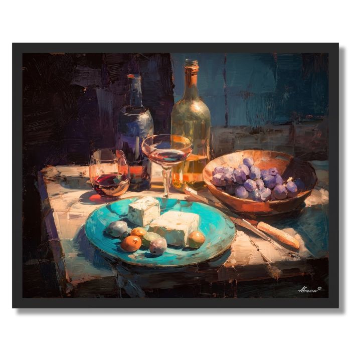 QUIET SHARED PLATE - FRAMED