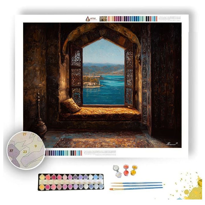 DISTANT WINDOW - Paint by Numbers Full Kit