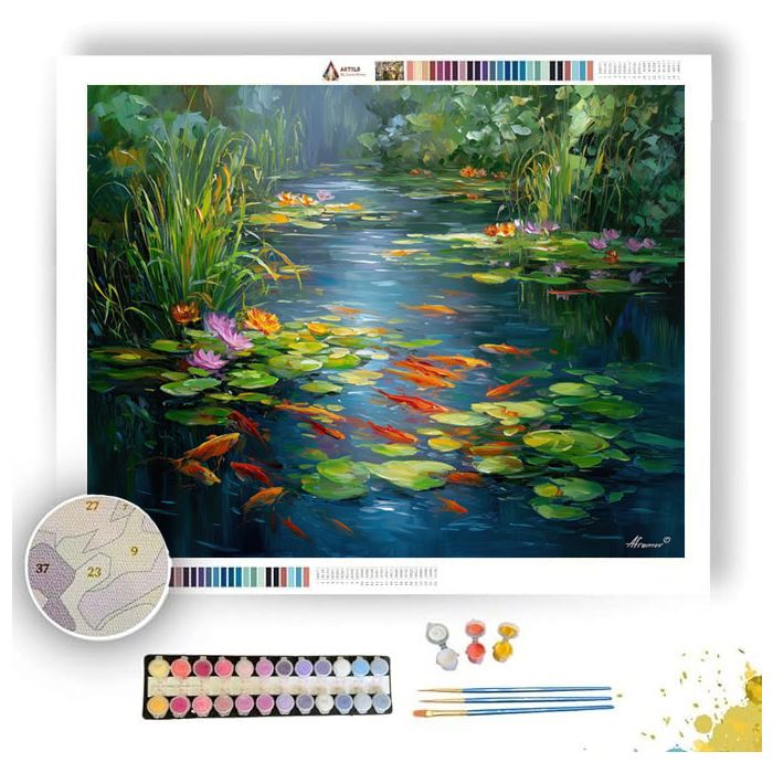 GLASSFIN LAGOON - Paint by Numbers Full Kit