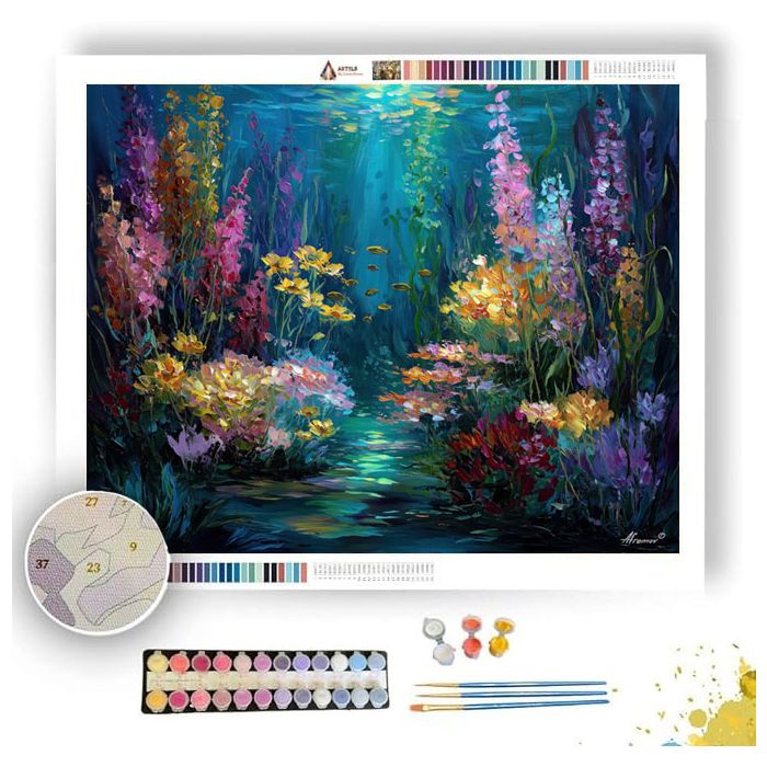 PEARL TIDE GARDENS - Paint by Numbers Full Kit