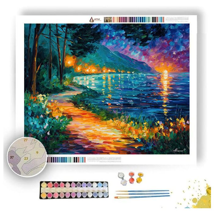 SILVER CURRENT PATH - Paint by Numbers Full Kit