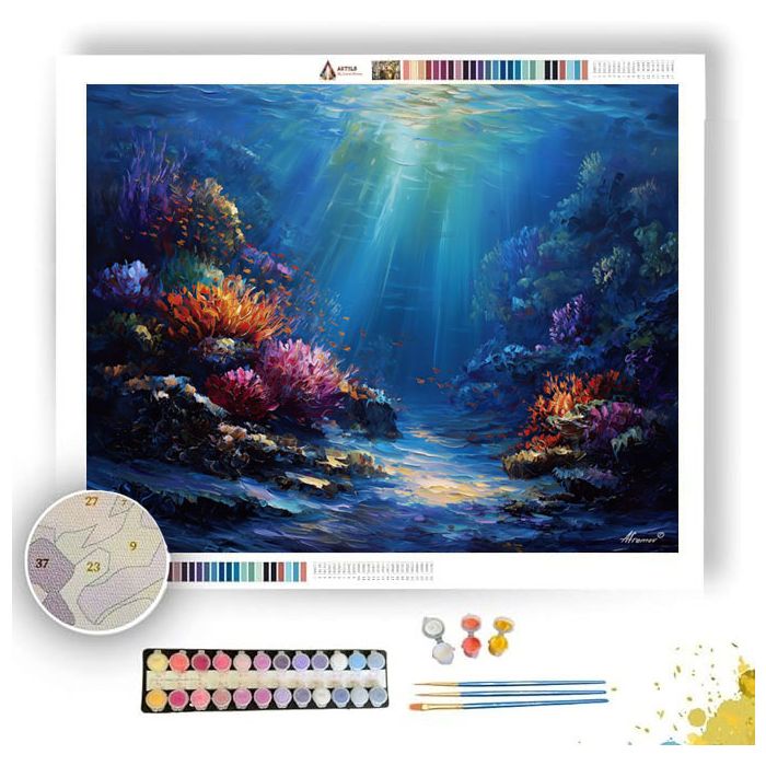 WHISPERING REEF - Paint by Numbers Full Kit