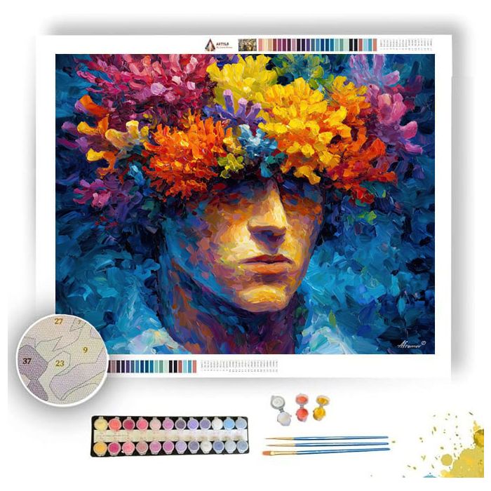 CORAL CROWN PRINCE - Paint by Numbers Full Kit