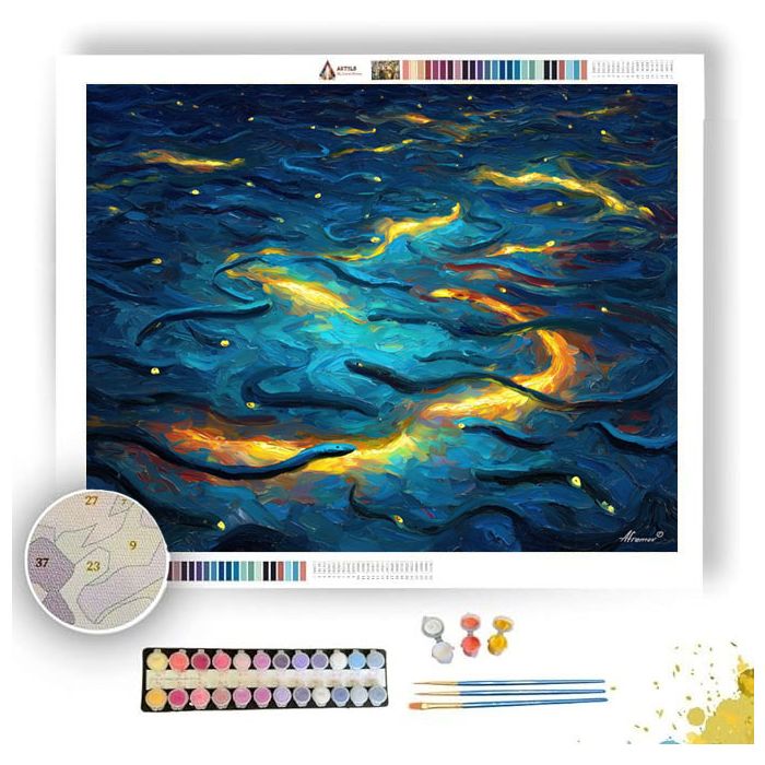 LANTERN EEL DEPTHS - Paint by Numbers Full Kit