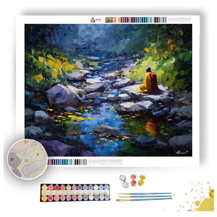 RIVERSTONE MONK - Paint by Numbers Full Kit