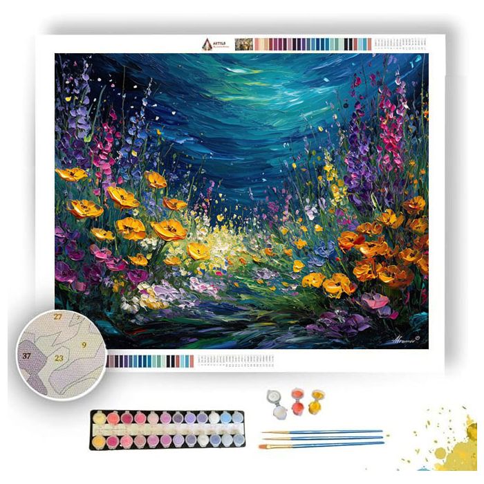 ABYSS BLOOM FIELDS - Paint by Numbers Full Kit