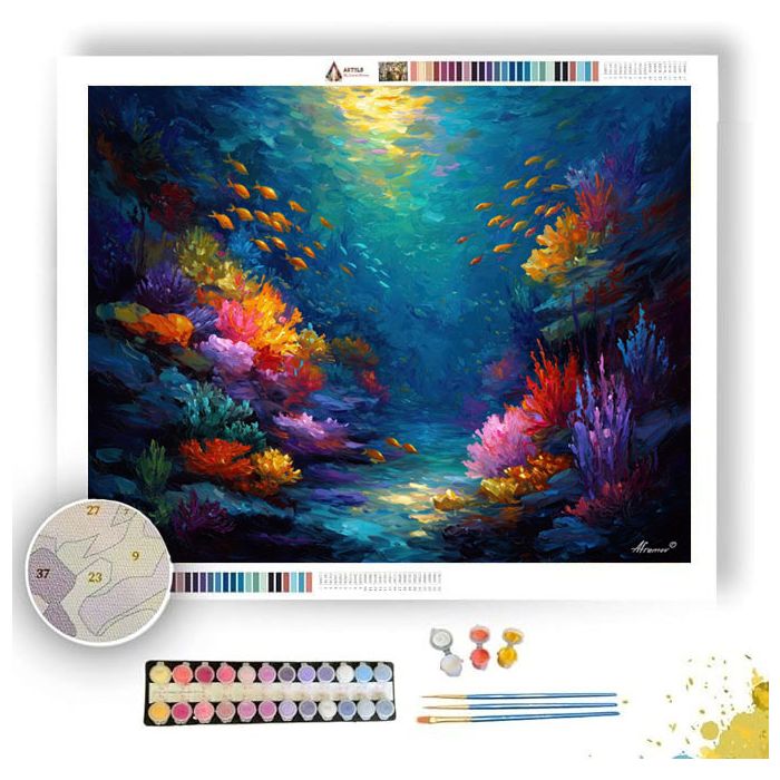 GLOWFIN REEF - Paint by Numbers Full Kit