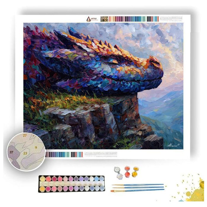 STONEFEATHER WYRM - Paint by Numbers Full Kit