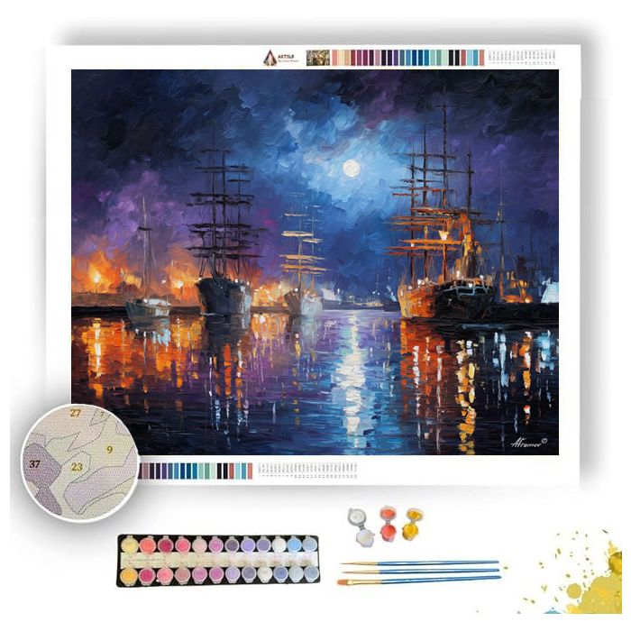 CELESTIAL DOCKS - Paint by Numbers Full Kit