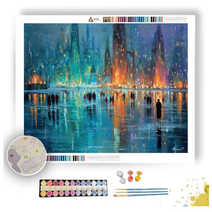 FROSTGLASS METRO - Paint by Numbers Full Kit