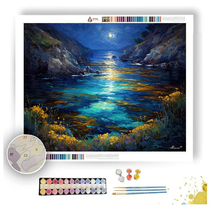 MOONLIT KELP VALE - Paint by Numbers Full Kit