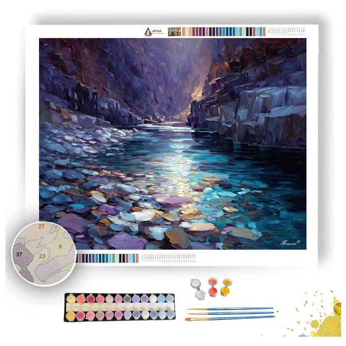 SEA GLASS CANYON - Paint by Numbers Full Kit