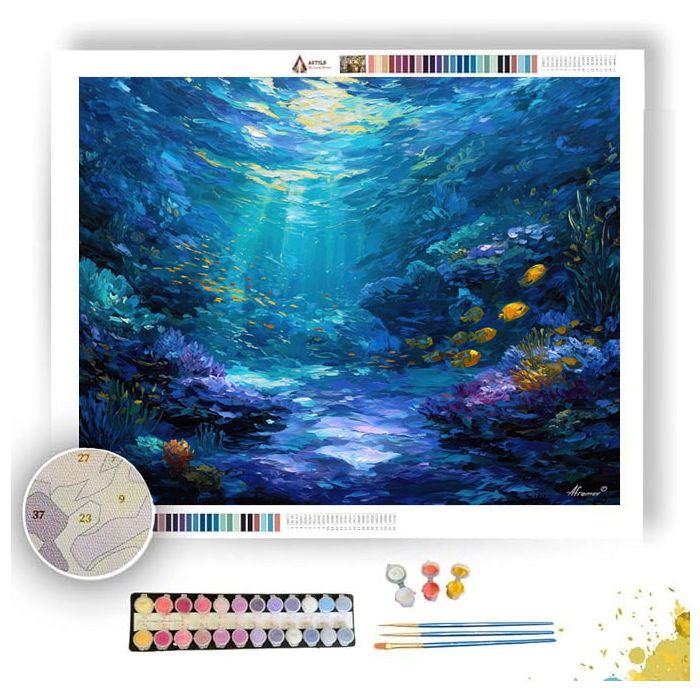 ENDLESS BLUE SANCTUARY - Paint by Numbers Full Kit