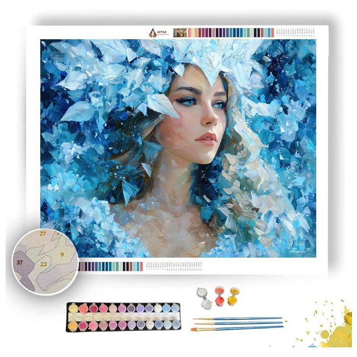 FROSTBLOOM ENCHANTRESS - Paint by Numbers Full Kit