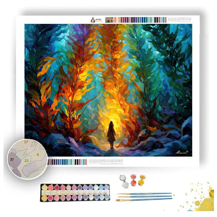 KELP FOREST GUARDIAN - Paint by Numbers Full Kit