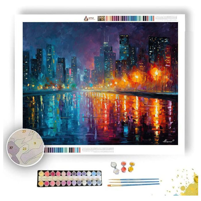 HORIZON LIGHT CITY - Paint by Numbers Full Kit